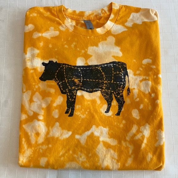 Hand Crafted Tops - 🚫Last call! DELETING🚫 Pittsburgh Tie Dye Shirt